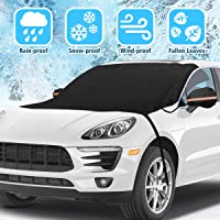 Tvird Protector Parabrisas Coche Cubierta Funda Parabrisas de Protege de Rayos UV-Sol-Lluvia-Nieve- Ubierta para Espejos…